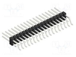 Connector: pin strips; pin header; male; PIN: 36; 2.54mm; SMT; 2x18