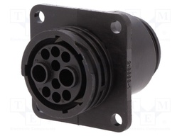 Socket; female; PIN: 10(2+8); w/o contacts,sealed; CPC Series 6