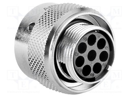 Connector: circular; Series: RT360; plug; female; for cable; PIN: 8