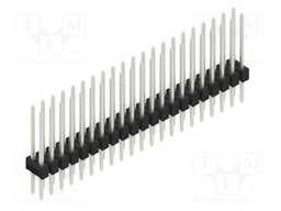 Connector: pin strips; pin header; male; PIN: 42; 2.54mm; THT; 2x21