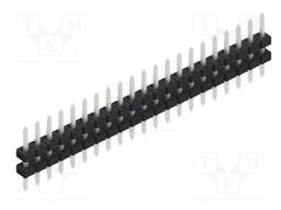 Connector: pin strips; pin header; male; PIN: 21; 2mm; THT; 1x21