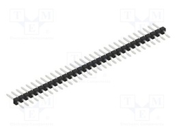 Connector: pin strips; pin header; male; PIN: 31; 2.54mm; SMT; 1x31