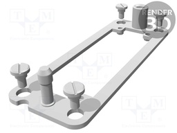 Docking frame; Han; size 24B; metal; Pitch: 104x27mm