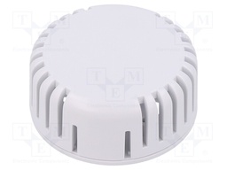 Enclosure: for alarms; Z: 20.3mm; ABS; white; Ø: 45mm; Series: 1551V