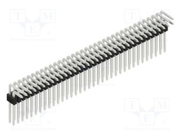 Connector: pin strips; pin header; male; PIN: 70; 1.27mm; THT; 2x35