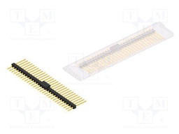 Connector: pin strips; pin header; male; PIN: 29; 2.54mm; SMT; 1x29