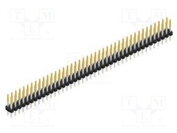 Connector: pin strips; pin header; male; PIN: 82; 2mm; THT; 2x41