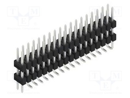 Connector: pin strips; pin header; male; PIN: 36; 2.54mm; SMT; 2x18
