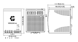 Power supply: switching; for DIN rail; 240W; 48VDC; 5A; IP20; OUT: 1