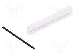 Connector: pin strips; pin header; male; PIN: 32; 2.54mm; SMT; 1x32