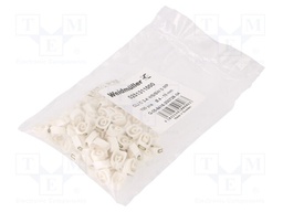 Markers for cables and wires; 4÷10mm; PVC; white; -30÷80°C