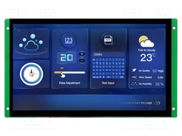 Display: TFT; 10.1"; 1024x600; Illumin: LED; 16MBFLASH; RGB; 8pin,SD