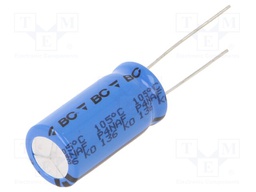 Electrolytic Capacitor, 470 µF, 50 V, 136 RVI Series, ± 20%, Radial Leaded, 8000 hours @ 105°C