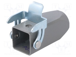 Enclosure: for HDC connectors; size D3A; for cable; with latch