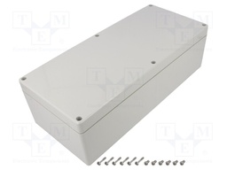 Enclosure: multipurpose; X: 150mm; Y: 340mm; Z: 101mm; EURONORD; grey