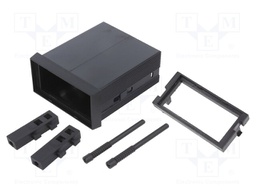 Enclosure: panel; X: 72mm; Y: 36mm; Z: 75mm; ABS + PC,PPO; black