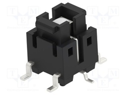 Microswitch TACT; SPST-NO; Pos: 2; 0.05A/12VDC; SMT; LED; 1.57N