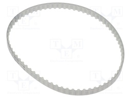Timing belt; T5; W: 6mm; H: 2.2mm; Lw: 340mm; Tooth height: 1.2mm