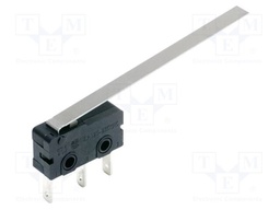 Microswitch SNAP ACTION; with lever; SPDT; 5A/250VAC; ON-(ON)