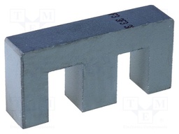 Core: ferrite; E; Mat: 3F3; 1600nH; 11g; 4000mm3; 60mm2; A: 30.8mm