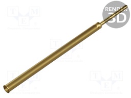 Test probe socket; Min.pitch: 2.54mm; beryllium copper; head WR