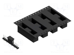 Connector: pin strips; pin header; male; PIN: 12; 2.54mm; SMT; 1x12