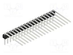 Connector: pin strips; pin header; male; PIN: 18; 2.54mm; THT; 1x18