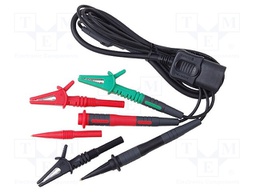 Test lead; Equipment: 3 crocodile clips,test leads,test probes