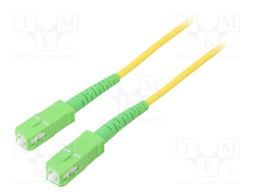 Fiber patch cord; OS2; SC/APC,both sides; 25m; LSZH; yellow