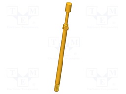 Test needle; Operational spring compression: 4mm; 8A; Ø: 2mm; 3N