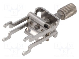 Rail mounted connector End/partition plate; orange; 283; 283-9