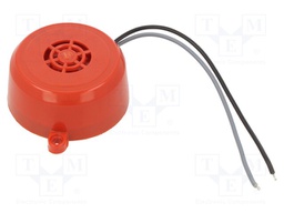 Sound transducer: piezo alarm; 24VDC; Sound level: 90dB; 40g