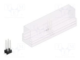 Connector: pin strips; pin header; male; PIN: 4; 2.54mm; SMT; 2x2