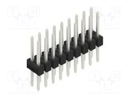 Connector: pin strips; pin header; male; PIN: 18; 2.54mm; THT; 2x9