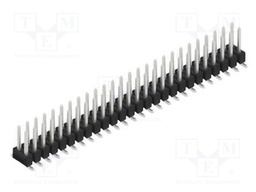 Connector: pin strips; pin header; male; PIN: 52; 2.54mm; SMT; 2x26
