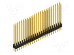 Connector: pin strips; pin header; male; PIN: 50; 1.27mm; THT; 2x25