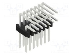 Connector: pin strips; pin header; male; PIN: 14; 1.27mm; THT; 2x7