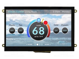 Display: TFT; 800x480; Illumin: LED; Window dimensions: 157x89.1mm