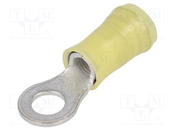 Ring terminal; M5; Ø: 5.2mm; 3÷6mm2; crimped; for cable; insulated