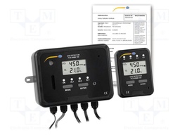 Meter: gas detector; Range: 0÷50000 CO2; Temp: 0÷50°C; Display: LCD
