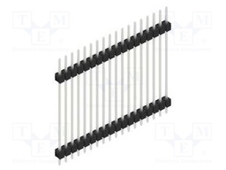 Connector: pin strips; pin header; male; PIN: 18; 2.54mm; THT; 1x18