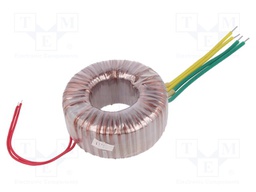 Transformer: toroidal; 250VA; 230VAC; 12V; 12V; 10.41A; 10.41A; IP00