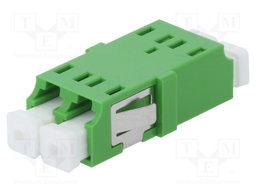 Connector: fiber optic; socket,coupler; LCA; female; ways: 2