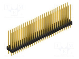 Connector: pin strips; pin header; male; PIN: 64; 1.27mm; THT; 2x32
