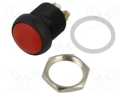 Switch: push-button; Pos: 2; SPST-NO; 4A/48VDC; OFF-(ON); IP67