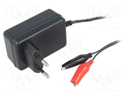 Charger: for rechargeable batteries; acid-lead; 1.2A; 4÷12Ah