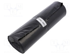 Trash bags; 10pcs; LDPE; Colour: black; 240l