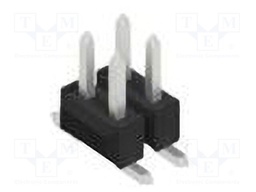 Connector: pin strips; pin header; male; PIN: 4; 2.54mm; SMT; 2x2