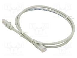 Patch cord; U/UTP; Cat: 5; RJ45 plug,both sides; stranded; Cu; 1m