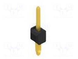 Connector: pin strips; pin header; male; PIN: 1; 2.54mm; THT; 1x1